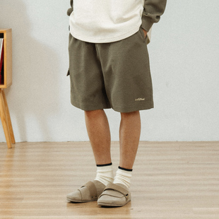 短裤 五分裤 男日系复古运动裤 美式 ins潮牌华夫格卫裤 714street夏季