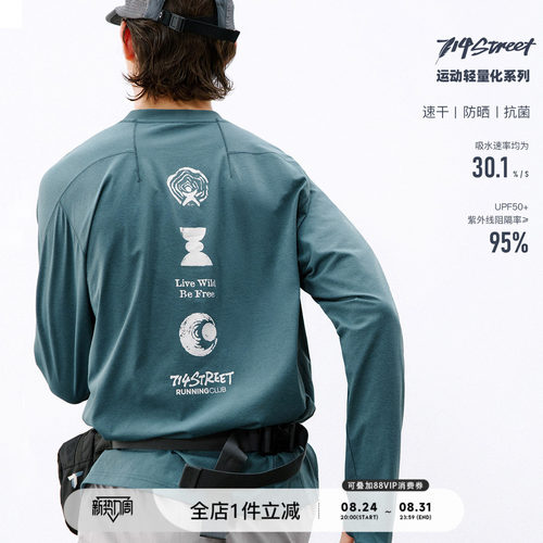 714street自然能量印花长袖