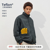 羊羔绒外夹克2025秋冬户外防水宽松工装 714street 双面穿 套男
