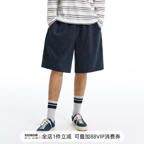 714street仿麂皮休闲短裤