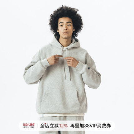 714street卫衣男美式春秋季连帽上衣潮牌复古情侣装帽衫休闲外套