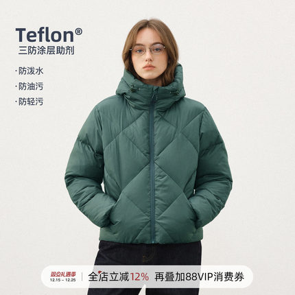 714street潮牌防水连帽棉服男2025冬季美式复古棉衣宽松夹棉外套