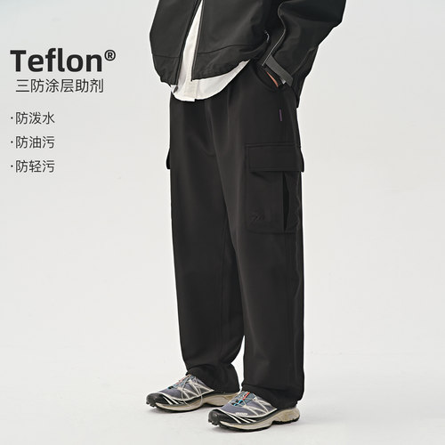 714street加绒基础工装长裤