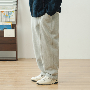 宽松运动裤 714street垂感直筒卫裤 男秋冬潮牌ins高街阔腿休闲长裤