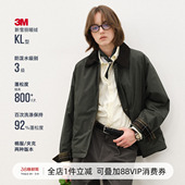 714street防水猎装 夹克男2025秋冬3M新雪丽暖绒棉服巴恩风外套女