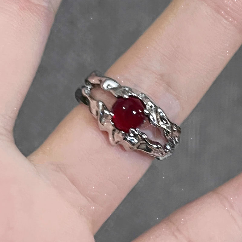 EUROPEAN AND AMERICAN PUNK CROSS BUTTERFLY PERSONALITY OPEN RING FEMALE FASHION SWEET COOL HOT GIRL NEUTRAL STYLE UNIQUE INDEX FINGER RING
