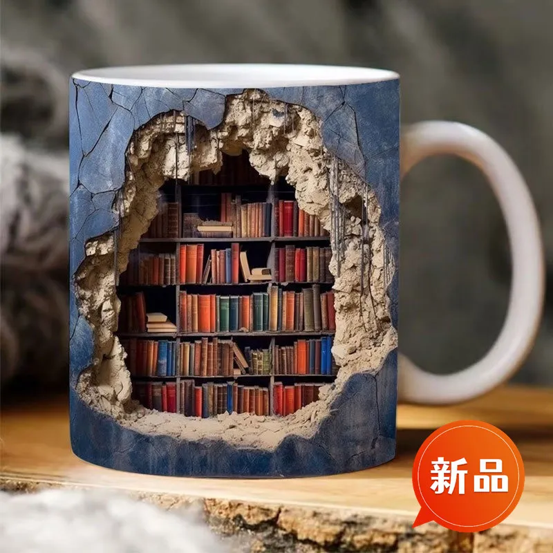 新款创意3D陶瓷马克杯咖啡杯