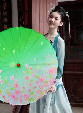 舞蹈儿童古典伞走秀拍照工艺