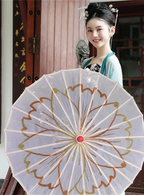 透明茉莉花伞表演道具伞舞蹈伞伞