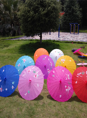 包邮古装油纸伞古代雨伞跳舞演出道具装饰伞防雨古典伞舞台舞蹈伞