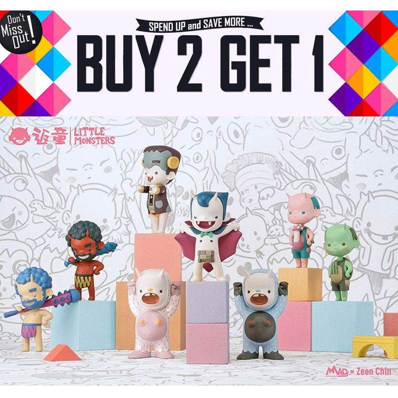 【乐艺】madology 返童盲盒1代 little monsters zeenchin