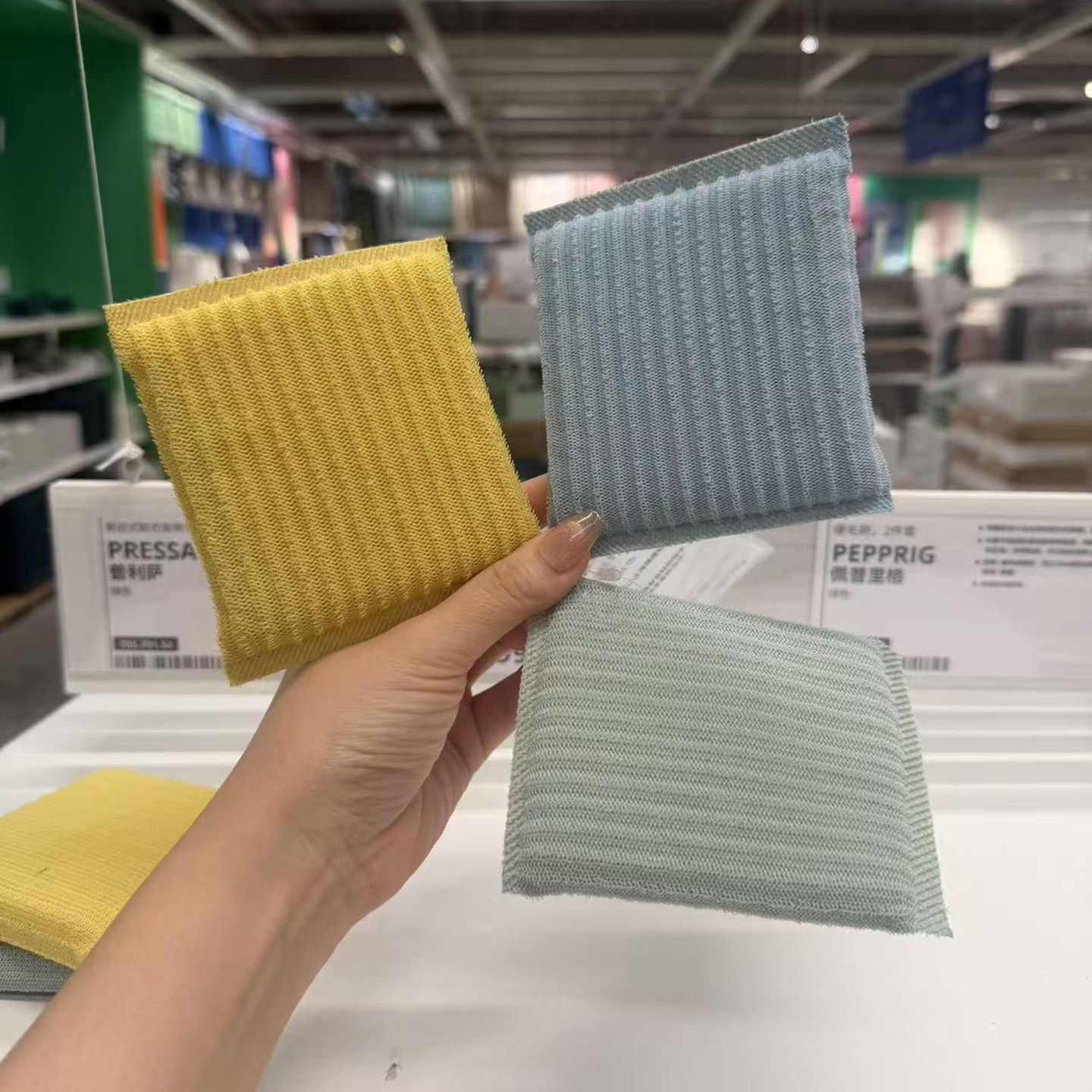 宜家佩普里格百洁布家用厨房洗碗洗锅海绵海绵刷百洁布3件装去油,家庭/个人清洁工具,海绵擦,淘宝优惠券,粉丝福利购,淘宝优惠卷