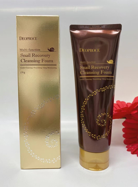 韩国原装DEOPROCE蜗牛修复洗面奶修复保湿滋润深层清洁卸妆170g