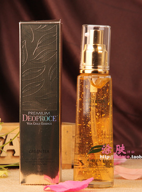 韩国Deoproce绿茶黄金精华水润保湿提亮收毛孔提拉紧致清爽滋养