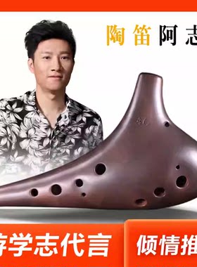 12孔中音C调紫砂陶笛AC陶笛