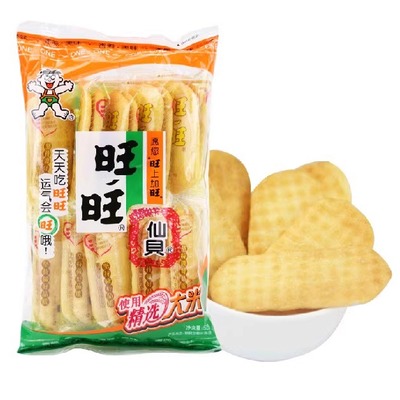 旺旺仙贝52g 膨化米果饼干 特产休闲零食品 酥脆烘焙点心非油炸