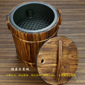 不锈钢茶桶茶水桶茶渣桶茶叶垃圾接水排水桶功夫茶具茶盘茶道配件