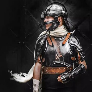 手作哥特角色扮演胸甲护肩护腕头盔盔甲套装 英国代购 Cosplay㊣