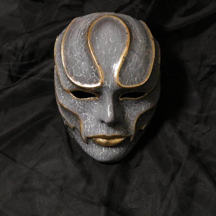 美国代购Resin◇手作战地雕塑树脂浇注石膏cosplay演出万圣节面具