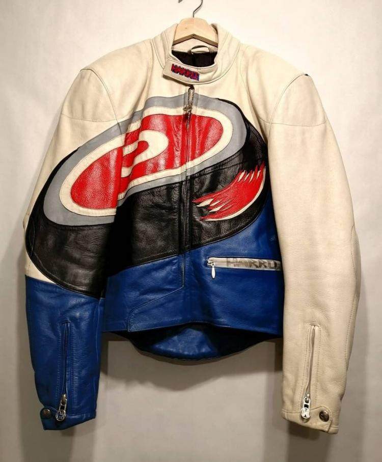 西班牙代购Biker◇古着90年代经典摩托车机车牛皮男士皮夹克皮衣