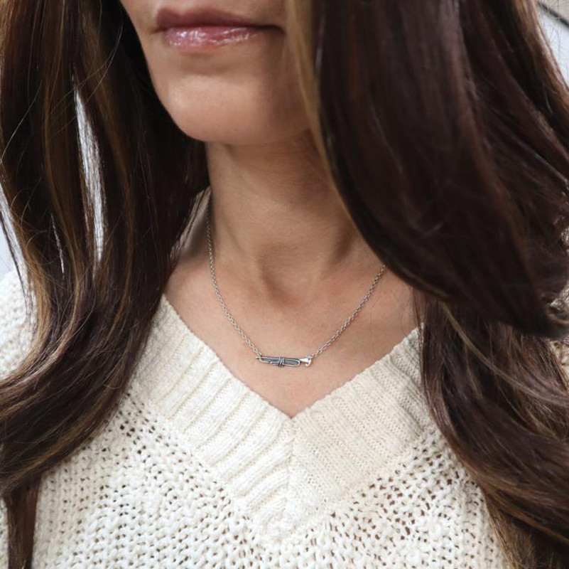 美国代购Trumpet◇手作复古小喇叭小号音乐家礼物乐器镀纯银项链