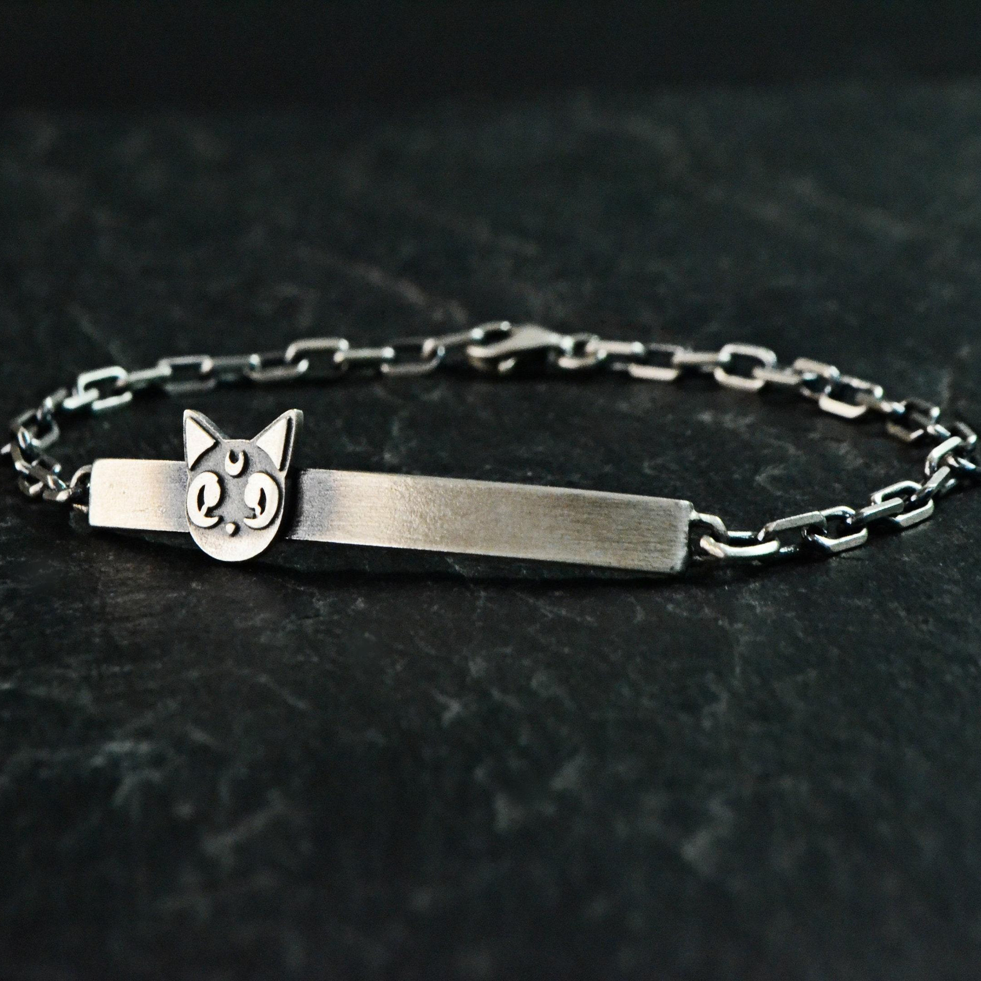 比利时代购Bracelet◎手作925银美少女战士露娜阿尔忒弥斯猫手链