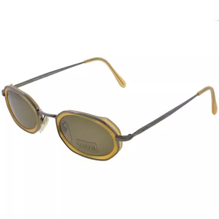 美国代购Sunglasses 古着蒸汽朋克80年代复古六角形太阳眼镜