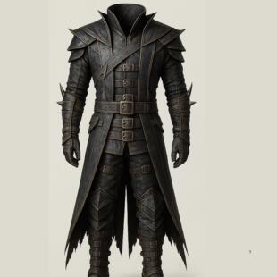 海外代购Warrior◇手作中世纪猎人皮革盔甲斗篷cosplay骑士套装