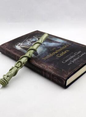 Crystal㊣美国代购 手作特别趣味古典元素圆珠笔绿色藤状软陶笔