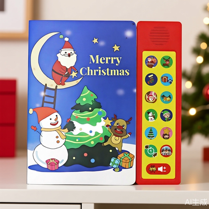 sss英语启蒙儿歌发声书圣诞经典英文童谣ljinglebell磨耳朵早教机