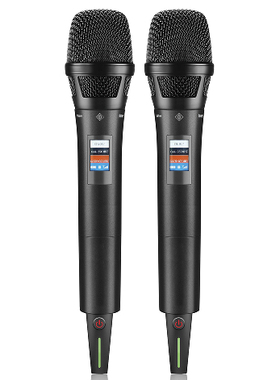 雅未克SKM6200U无线麦克风一拖二真分集话筒