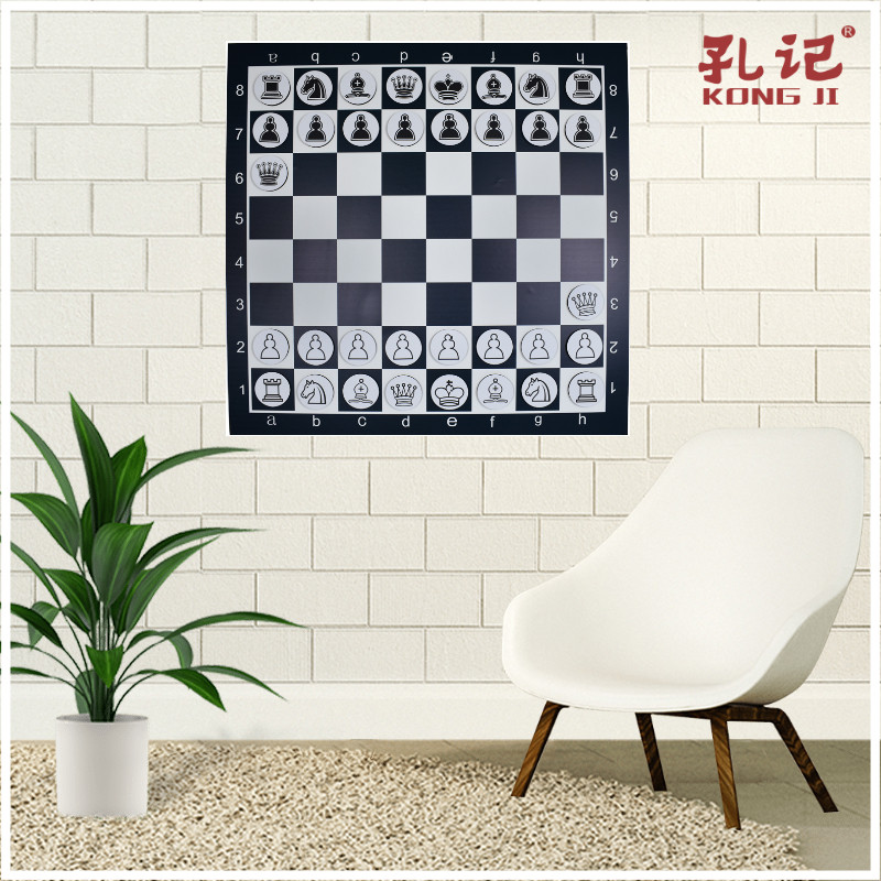 粘墙玻璃孔记国际象棋方便携带