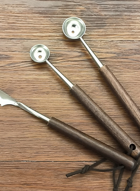 厨腾宝出口304不锈钢挖球勺水果挖球器挖勺子雕花刀水果分割工具