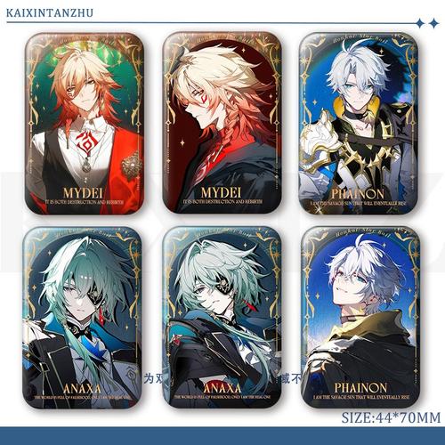 那刻夏万敌星铁游戏周边方形反光双闪白厄谷子同人吧唧礼物摆件