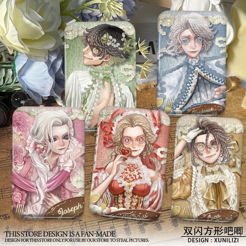 第五人格甜蜜世界守夜人约瑟夫囚徒记者勘探员吧唧双闪同人徽章图片