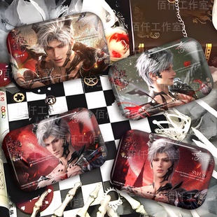 秦彻深渊殊色吧唧徽章二次元乙游周边方形双闪精美谷子学生收藏