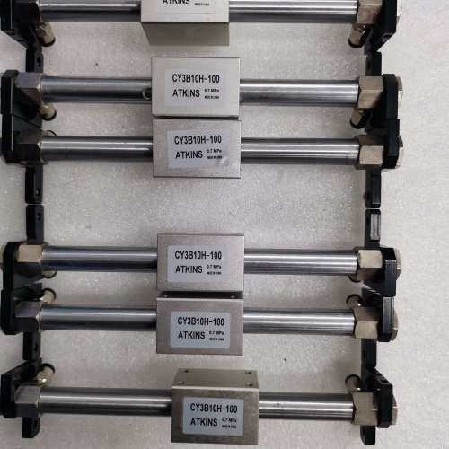 议价ATKINS无杆气缸CY3B10H-100，成色如图