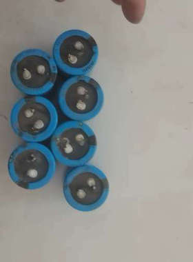 议价拆机Aish电解电容，400V 280uF，蓝色外壳，耐
