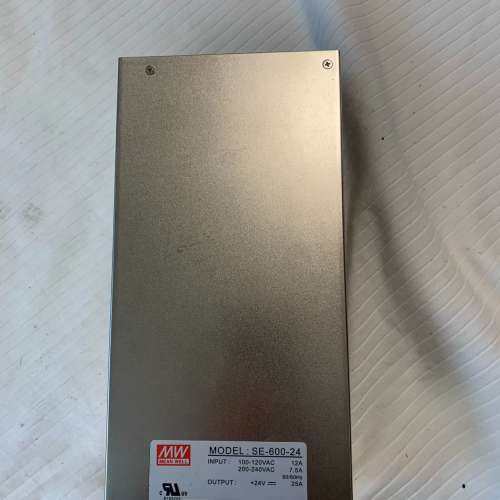 议价明纬SE-600-24V、25A开关电源、基本全新