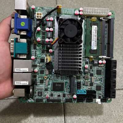 议价拆机IP-SAN 主板 1037U DDR3双网口双VGA口