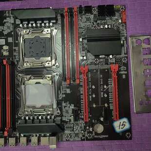 议价科脑X99D4双路主板 支持2011针E5处理器 8个DDR