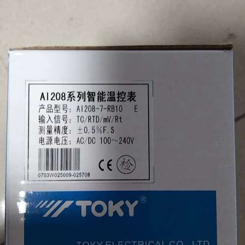 议价东崎TOKY AI208- 7－RB10    E   温控