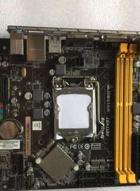 议价映泰H81主板，H81MDV5，拆机件，成色漂亮，测试功能正