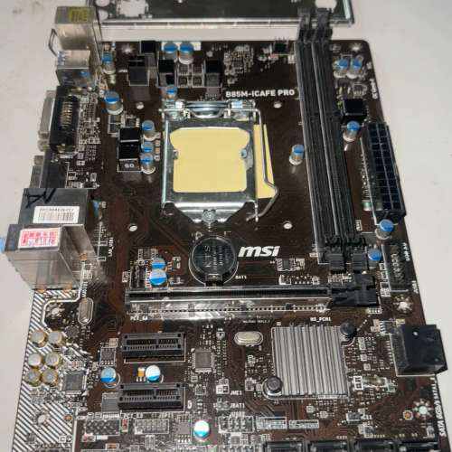 议价微星B85M-ICAFE PRO主板 使用正常 成色实拍