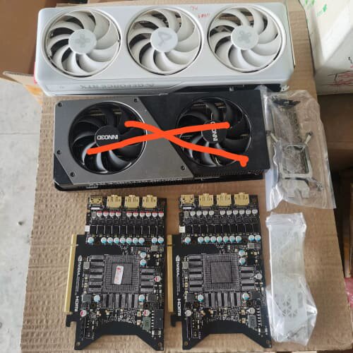 议价RTX4070TiSuper PCB十散热器