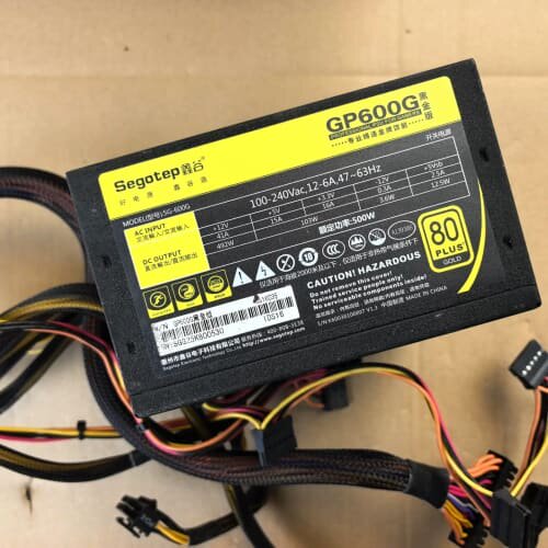 议价10D-鑫谷GP600G金牌 额定功率500w电源