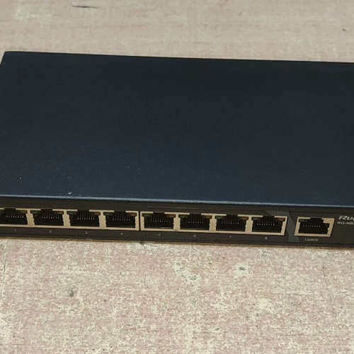 议价锐捷RG-NBS1809C-P 8口百兆poe交换机 测好8