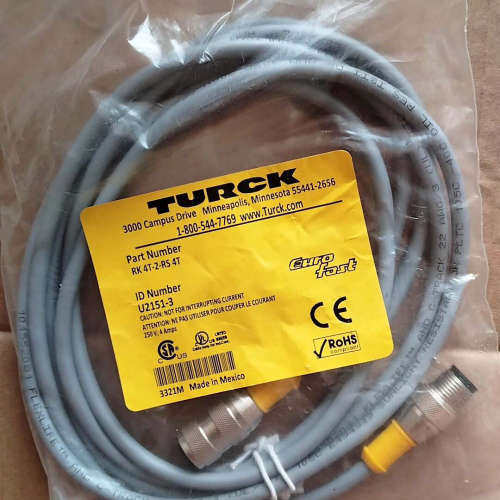 议价全新TURCK图尔克传感器连接线，型号RK4T-2-RS4T