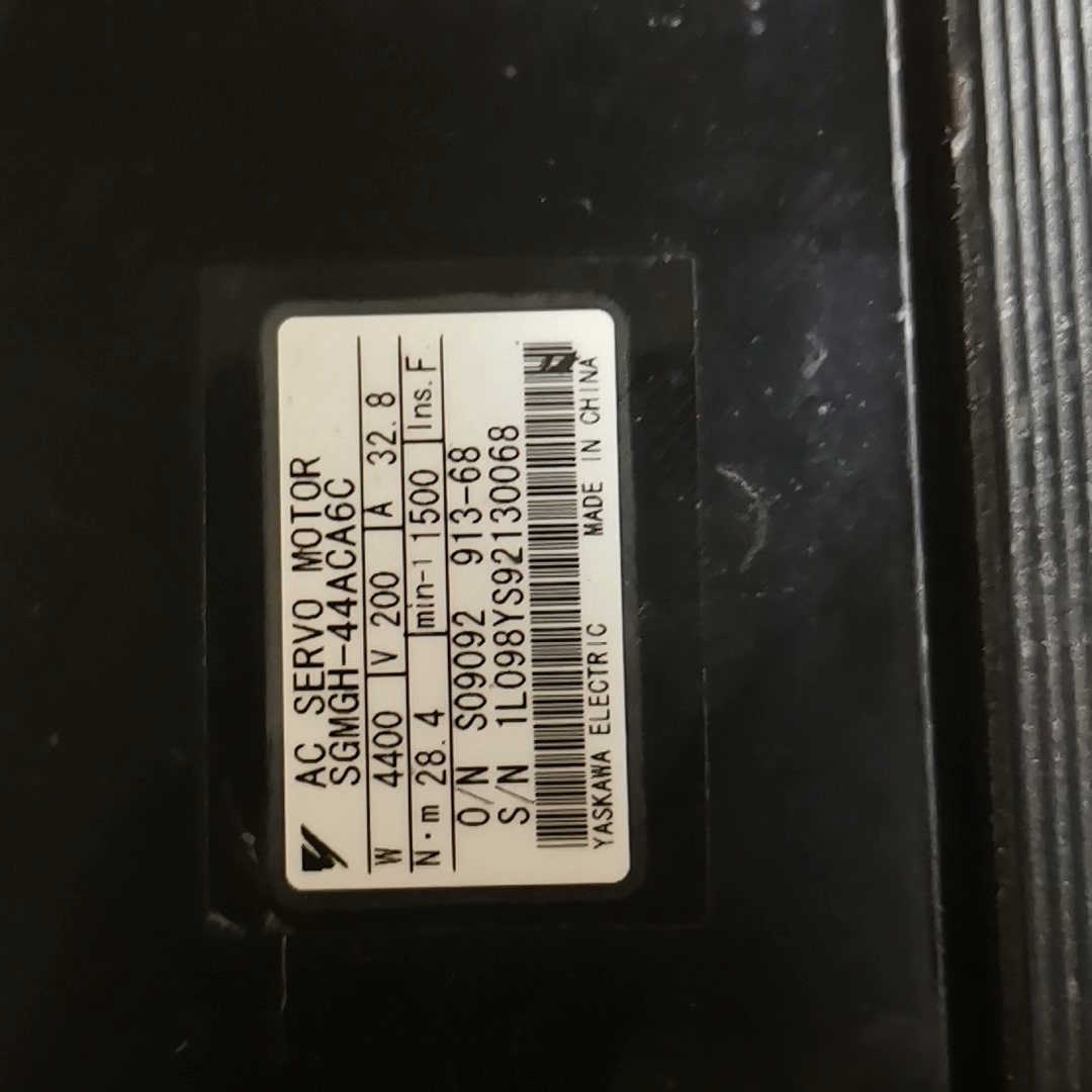 议价安川电机SGMGH-44ACA6C，原装拆机功能正常，需要联
