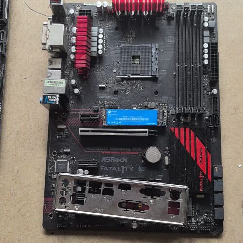 议价华擎AB350 gaming K4主板，，正常测试过了